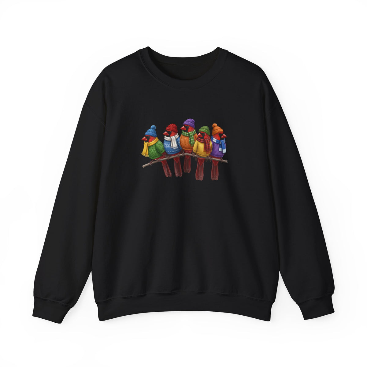 Cardinal Sweatshirt | Bird Watcher Crewneck | Unisex Songbirds Wearing Knit Gift for Bird Lovers