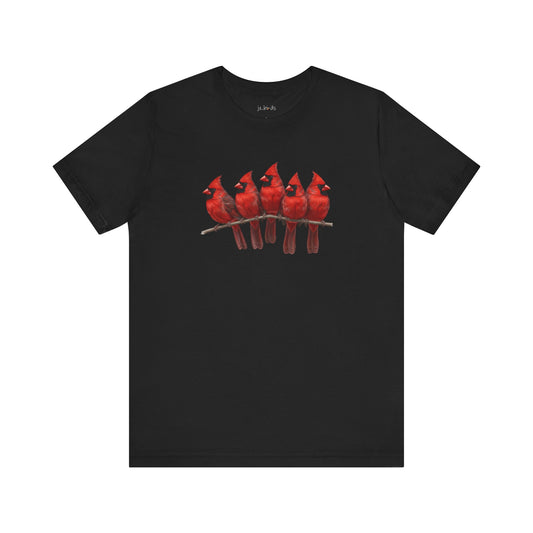 Cardinals T-Shirt | Unisex Retail Fit Bird Lover Tee | Wildlife Birder Gift
