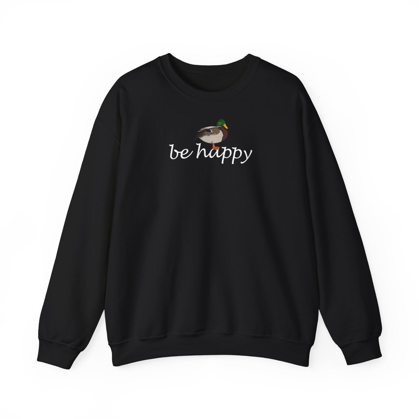 Ente Be Happy Vogel Sweatshirt für Vogelbeobachter