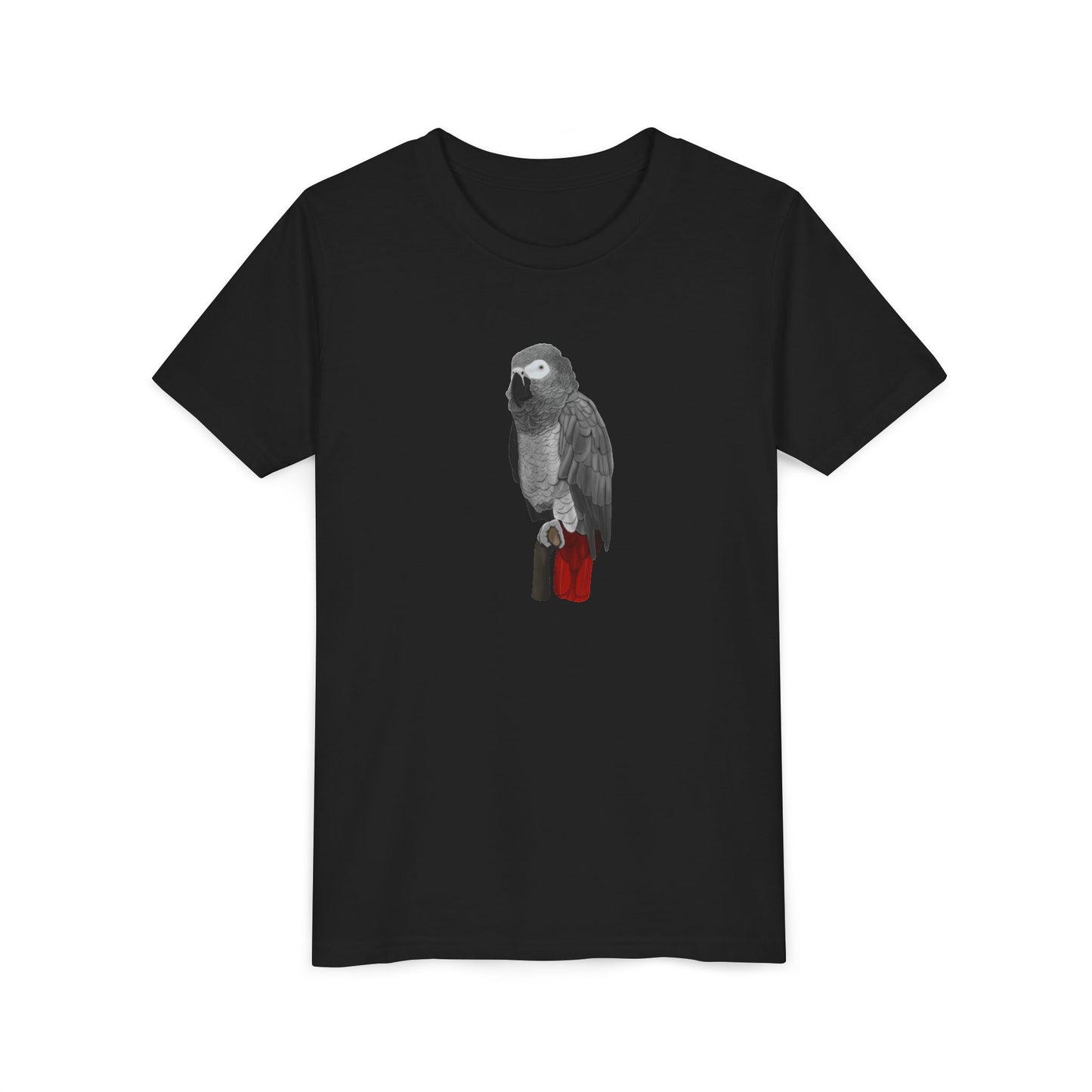 Grey Parrot Birding & Birdwatching Bird Youth T-Shirt