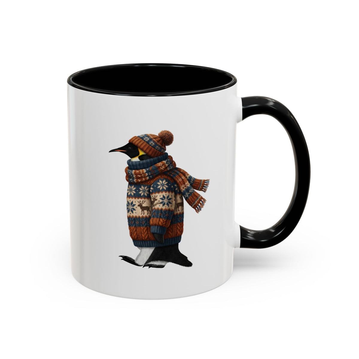 Penguin Ceramic Bird Coffee Mug – Custom Gift for Bird Watchers