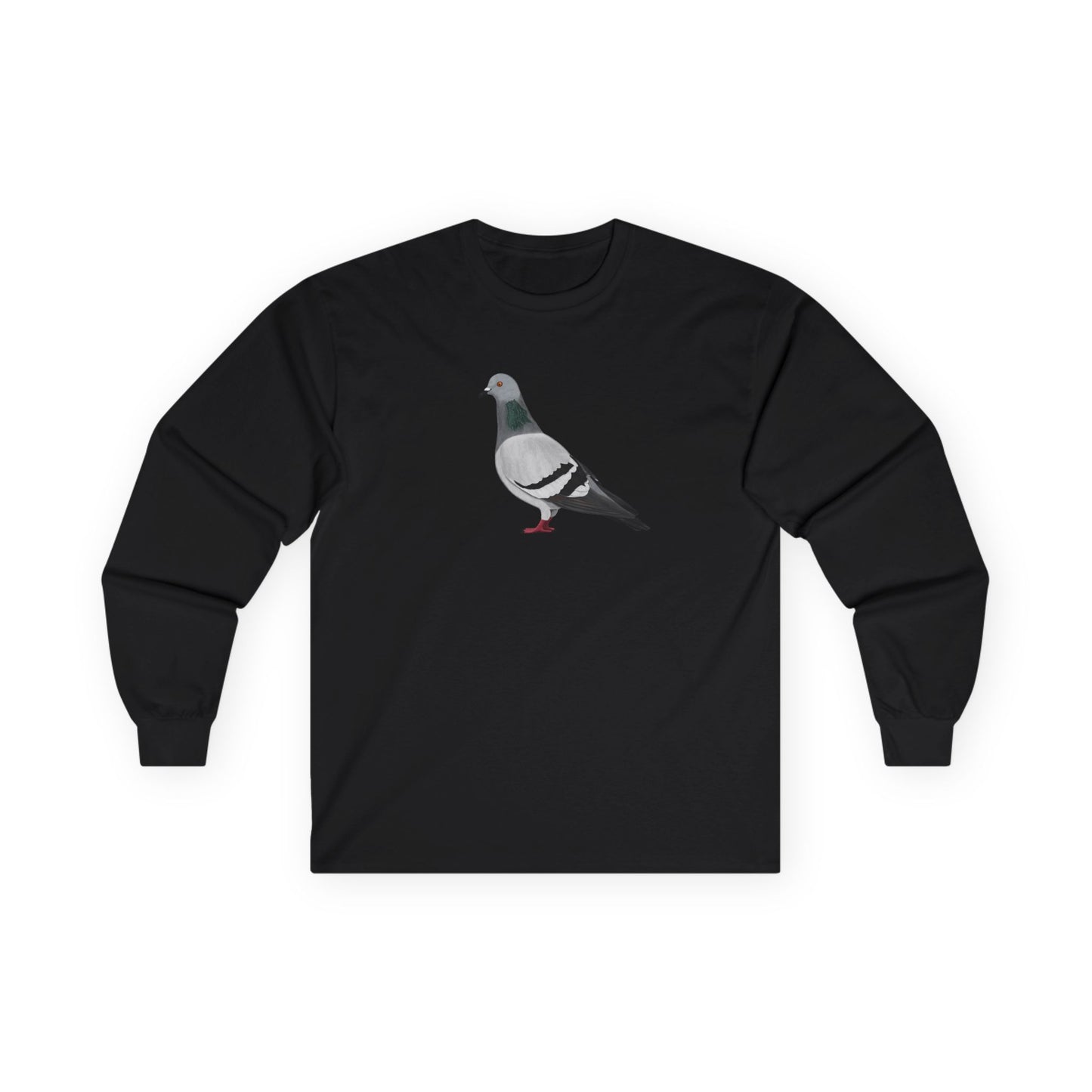 Pigeon Birding & Birdwatching Bird Cotton Long Sleeve T-Shirt