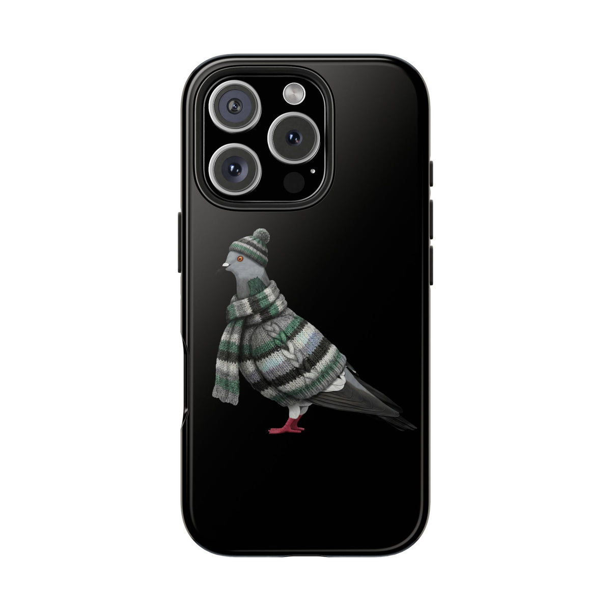 Pigeon Dual-Layer iPhone Case with Bird Art – The Perfect Gift for Ornithologists & Bird Lovers