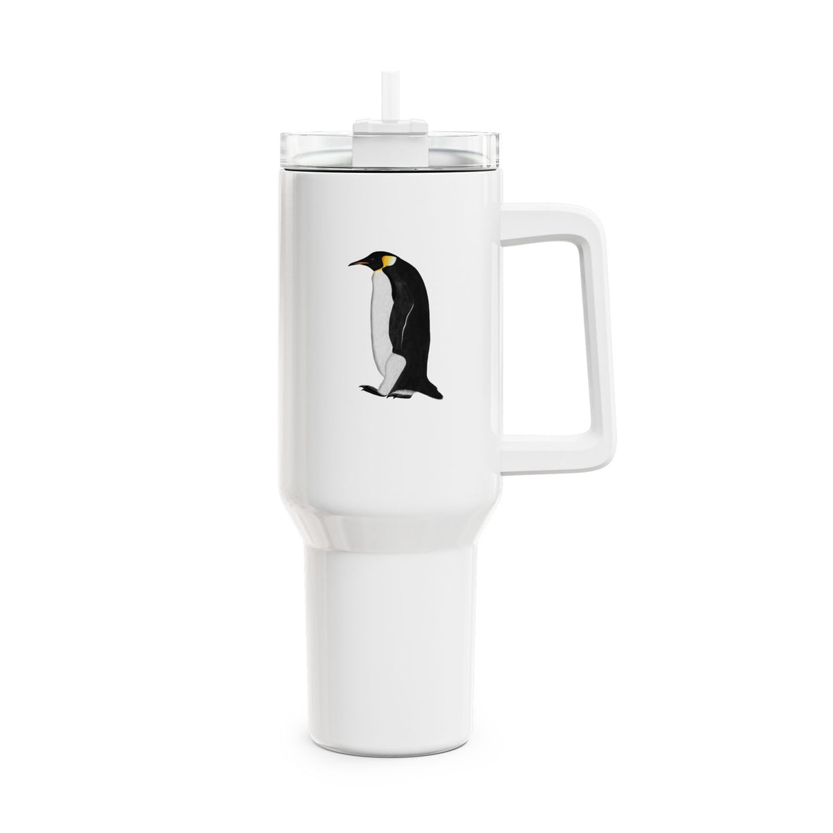 Pinguin Thermo-Tumbler 40oz (1,2L) – Edelstahl Isolierbecher für Vogelbeobachter