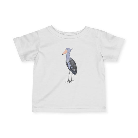 Süßes Schuhschnabel Vogel Tiermotiv T-Shirt für Babys und Kleinkinder