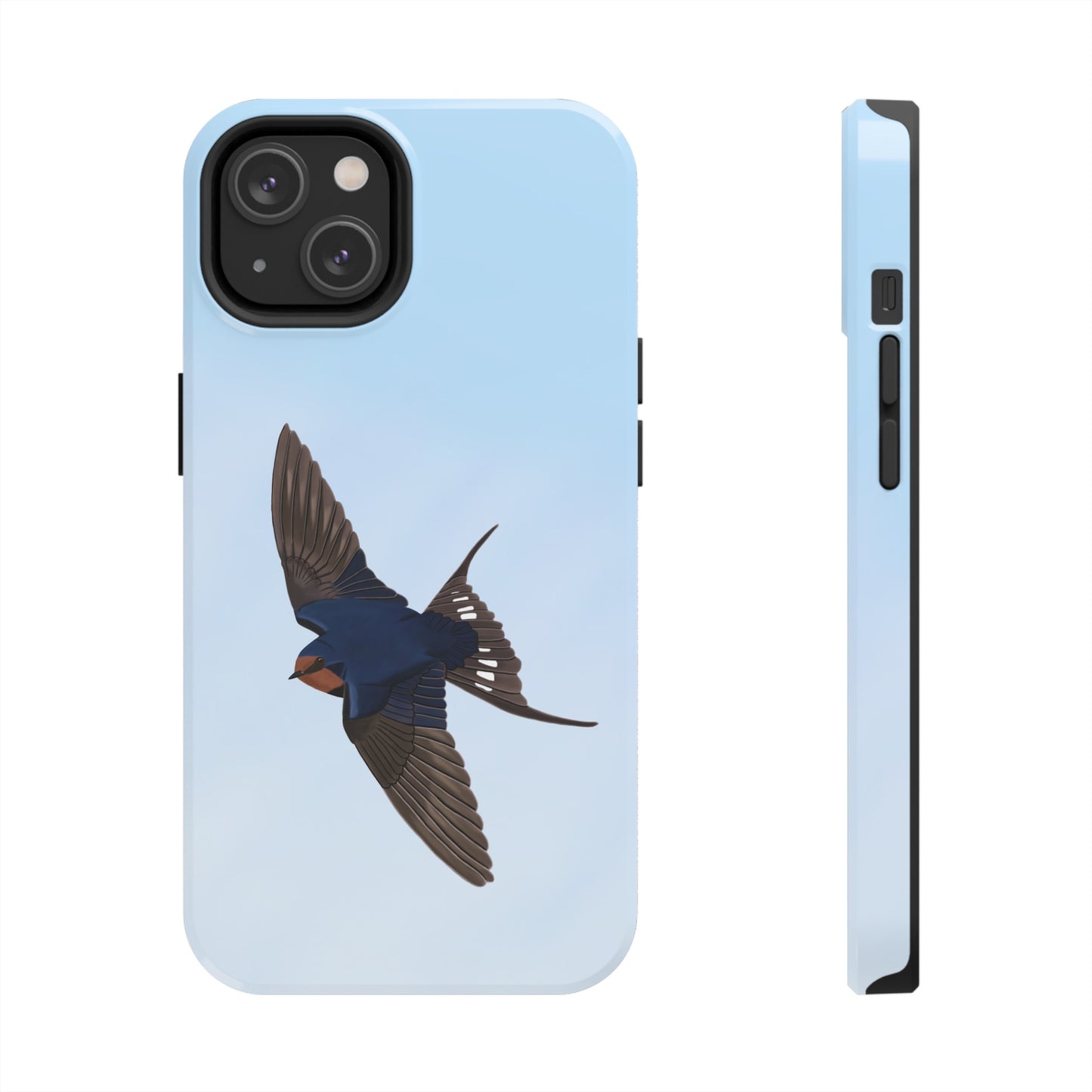 Barn Swallow Bird Art Tough Phone Case