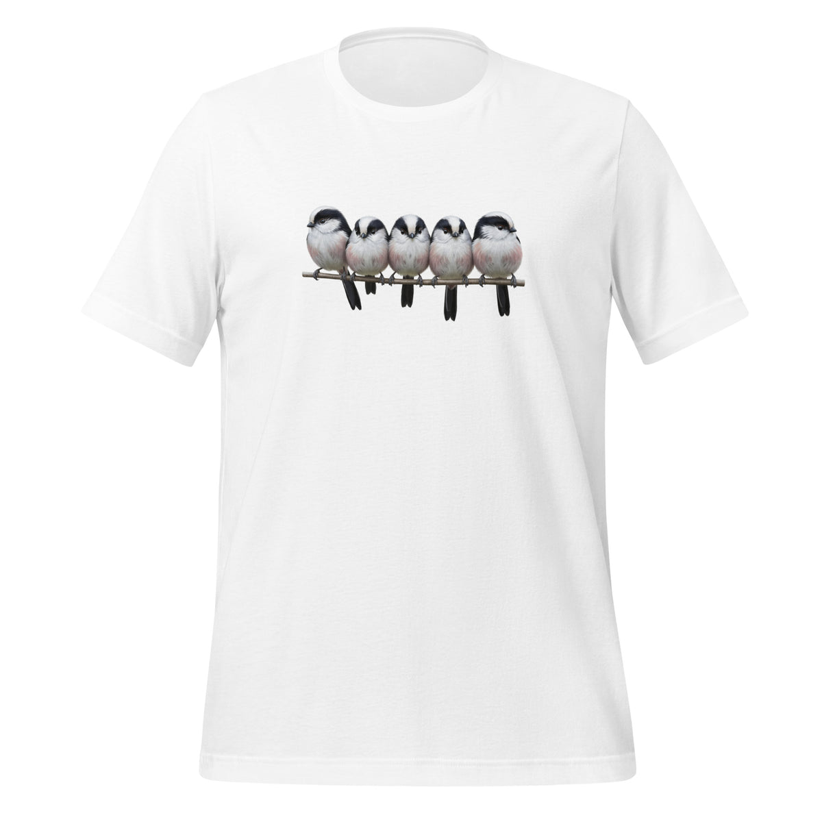 シマエナガ Tシャツ - 野鳥 バードウォッチング 愛鳥家 - ドイツデザイン