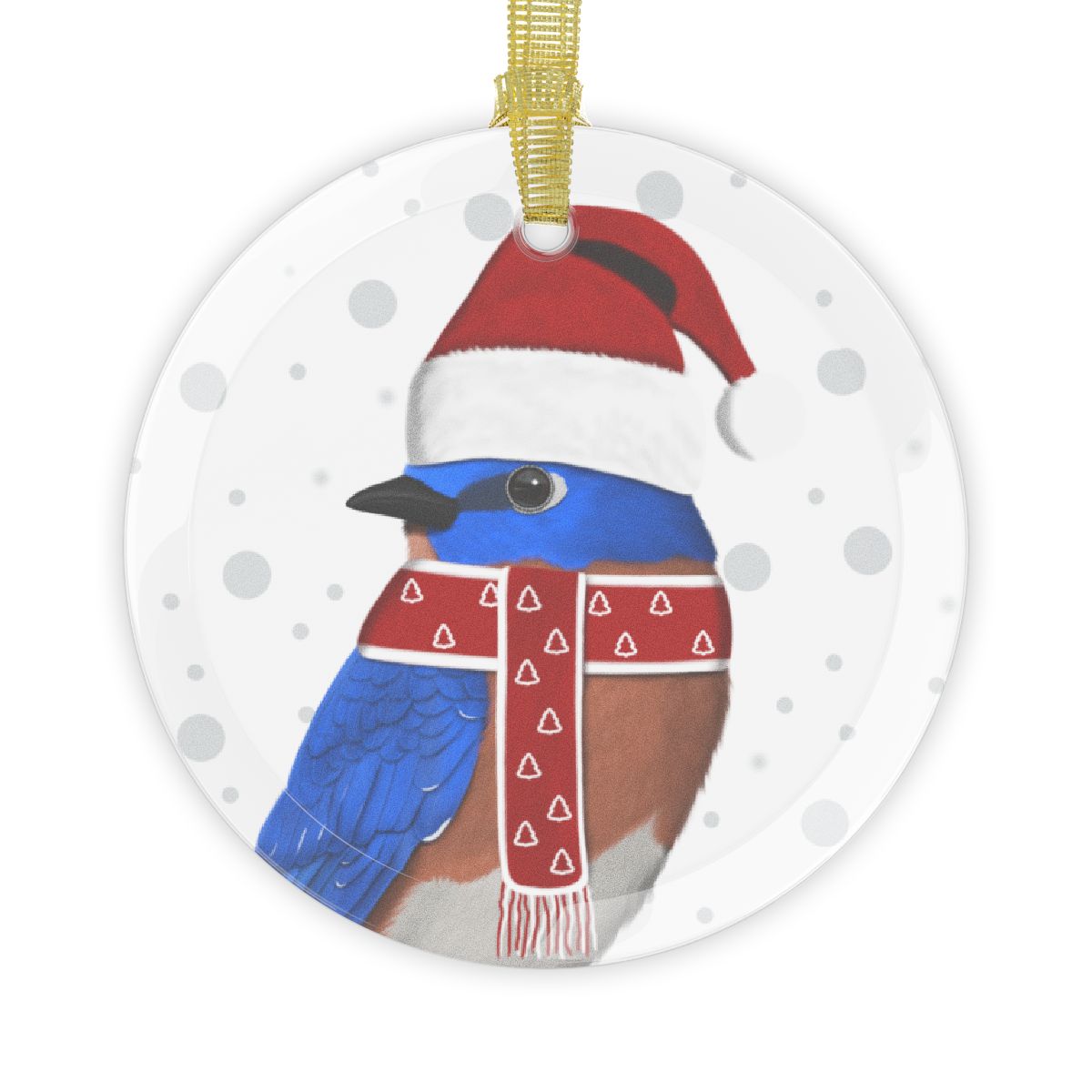 christmas bird ornament