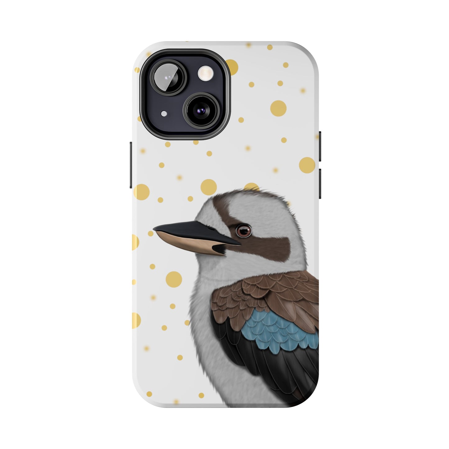 Kookaburra Bird Art Tough Phone Case White