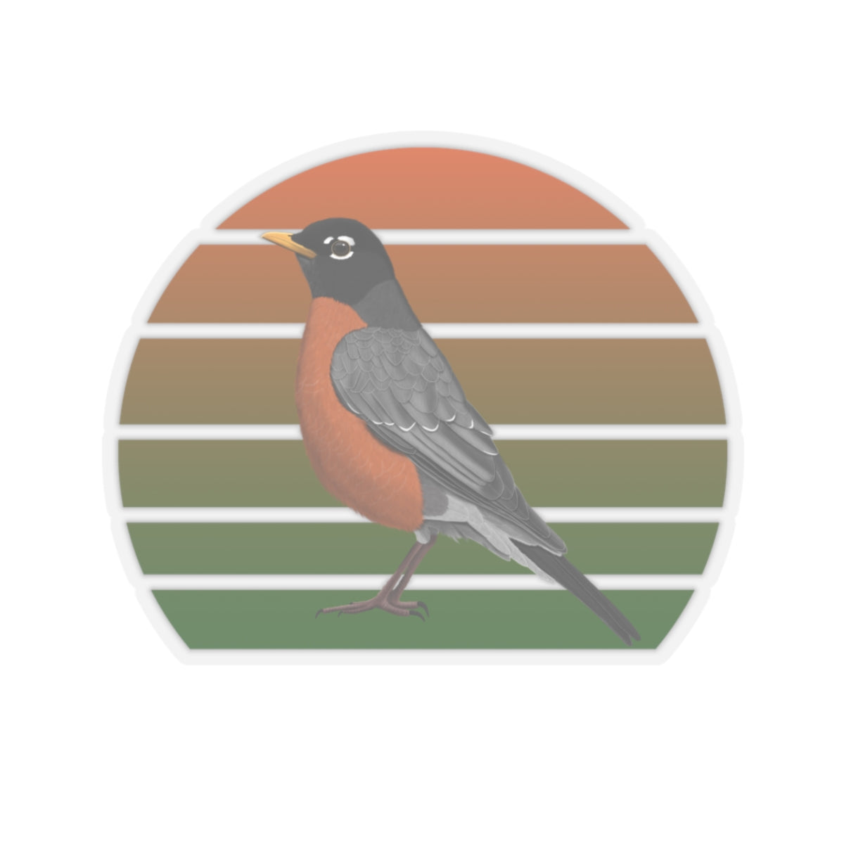 Robin Bird Sticker