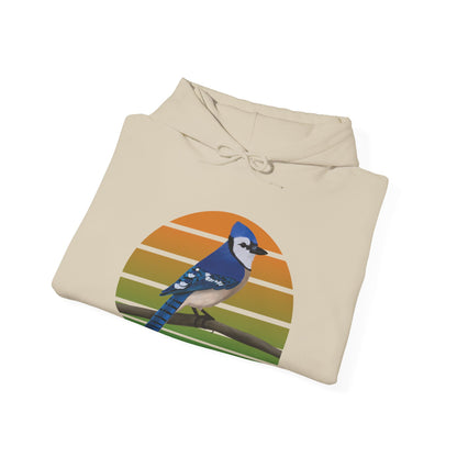 Blue Jay Bird Hoodie