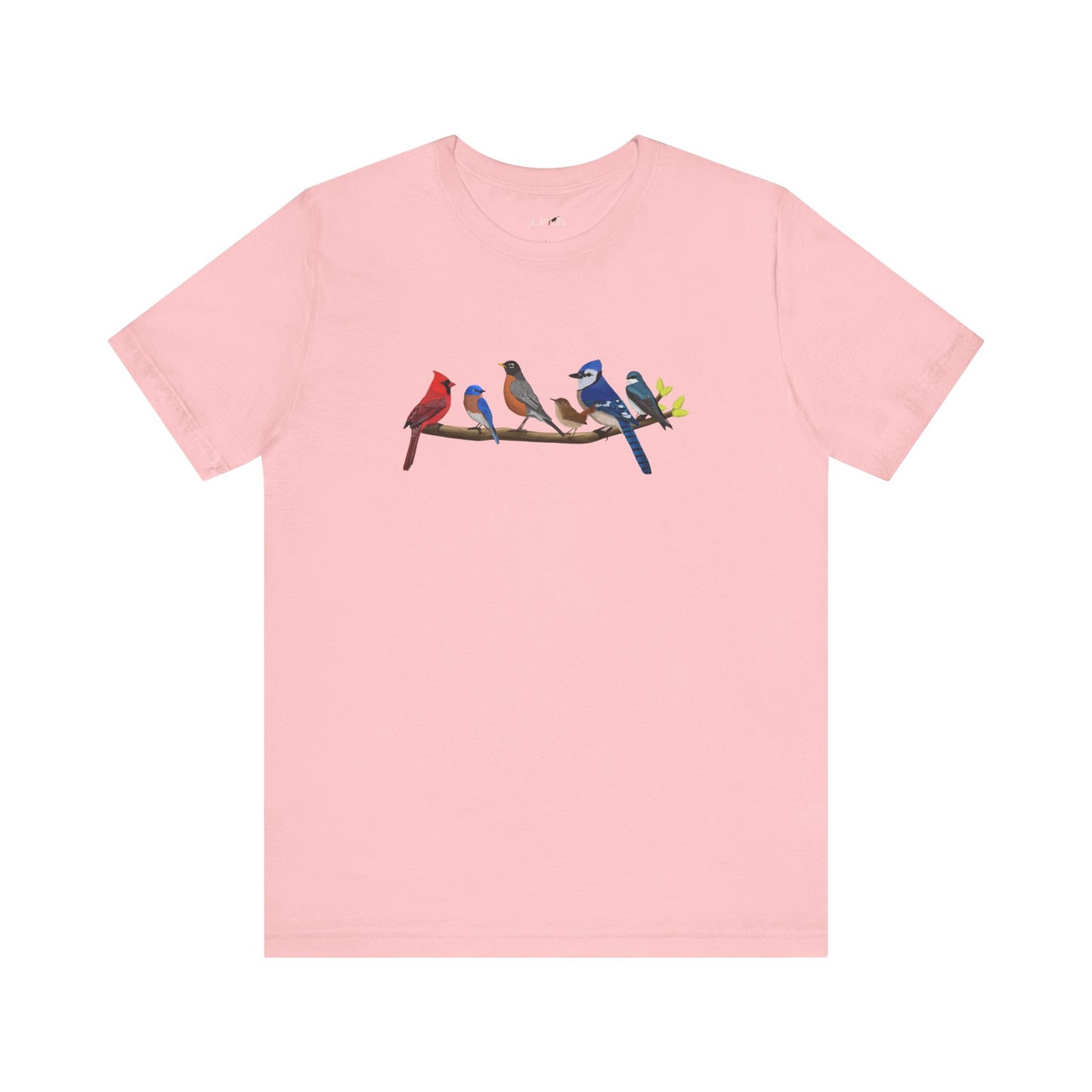 Birds on a Branch T-Shirt Bluebird Cardinal Blue Jay Bird Watcher Bird Lover