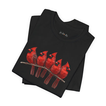 Cardinals T-Shirt | Unisex Retail Fit Bird Lover Tee | Wildlife Birder Gift