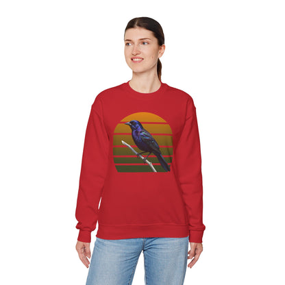 Grackle Sweatshirt | Common Grackle Birder Gift | Great-Tailed Bird Lover Crewneck