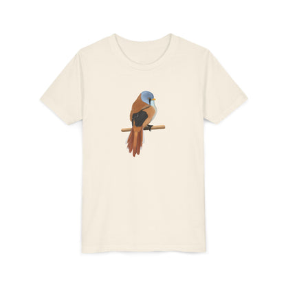 Bearded Reedling Birding & Birdwatching Bird Youth T-Shirt