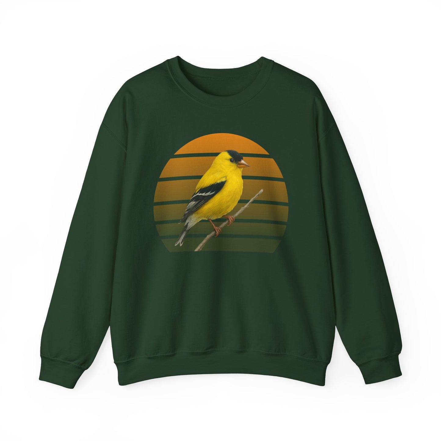 American Goldfinch Sweatshirt | Unisex Bird Lover Pullover | Wildlife Birder Gift | Songbird Crewneck