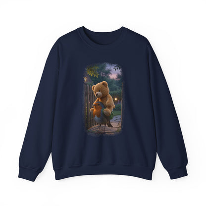 Robin Rosi Giant Teddy Bear Premium Sweatshirt for Bird Lovers