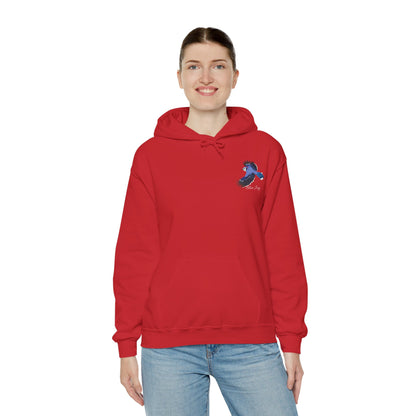 Blue Jay Birding Birdwatching Bird Hoodie