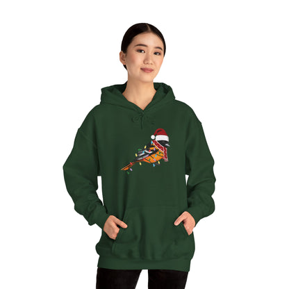 Baltimore Oriole with Fairy Lights Christmas Bird Hoodie