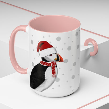 Puffin Christmas Bird Coffee Mug