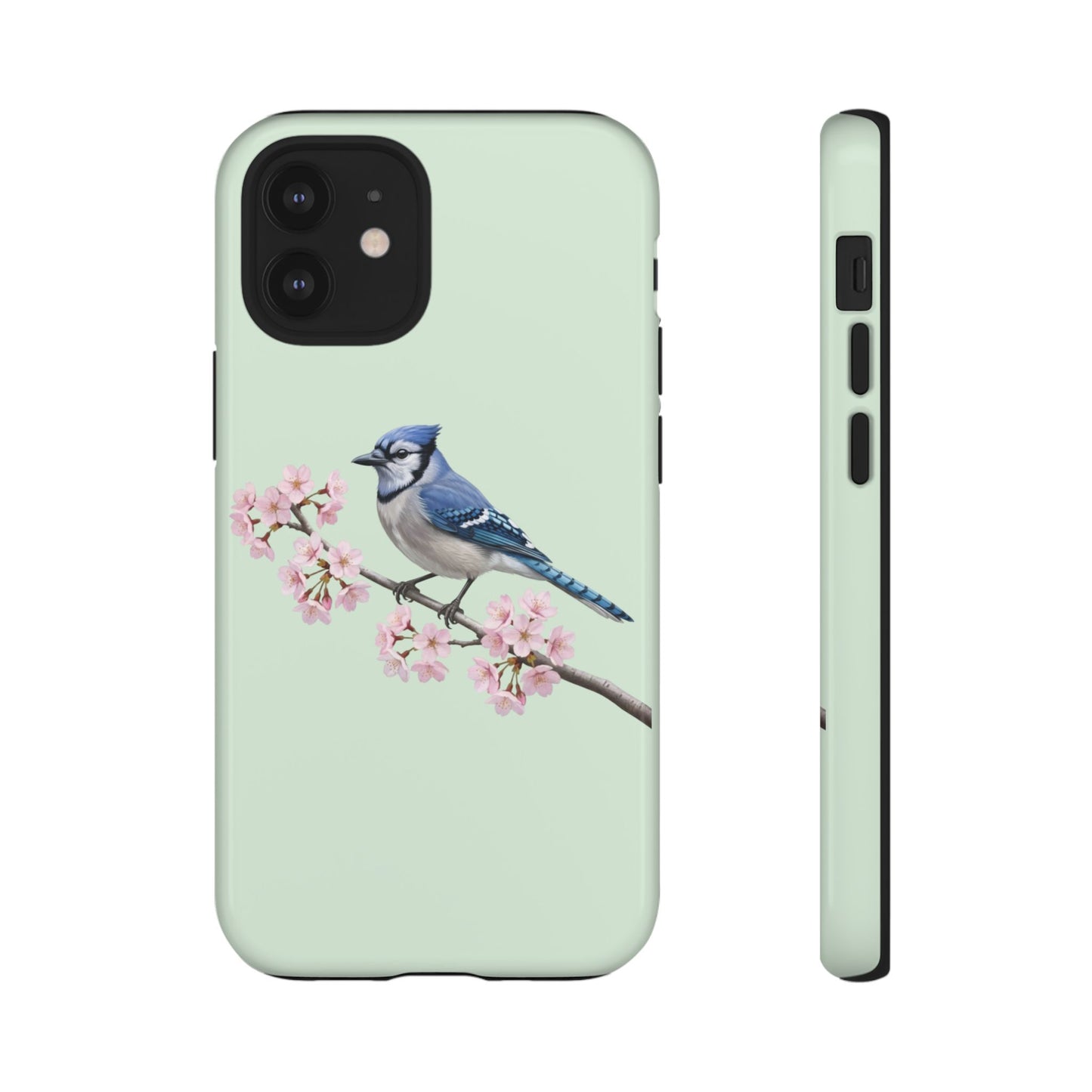 Blauhäher Handyhülle in mit animal lover Hintergrund