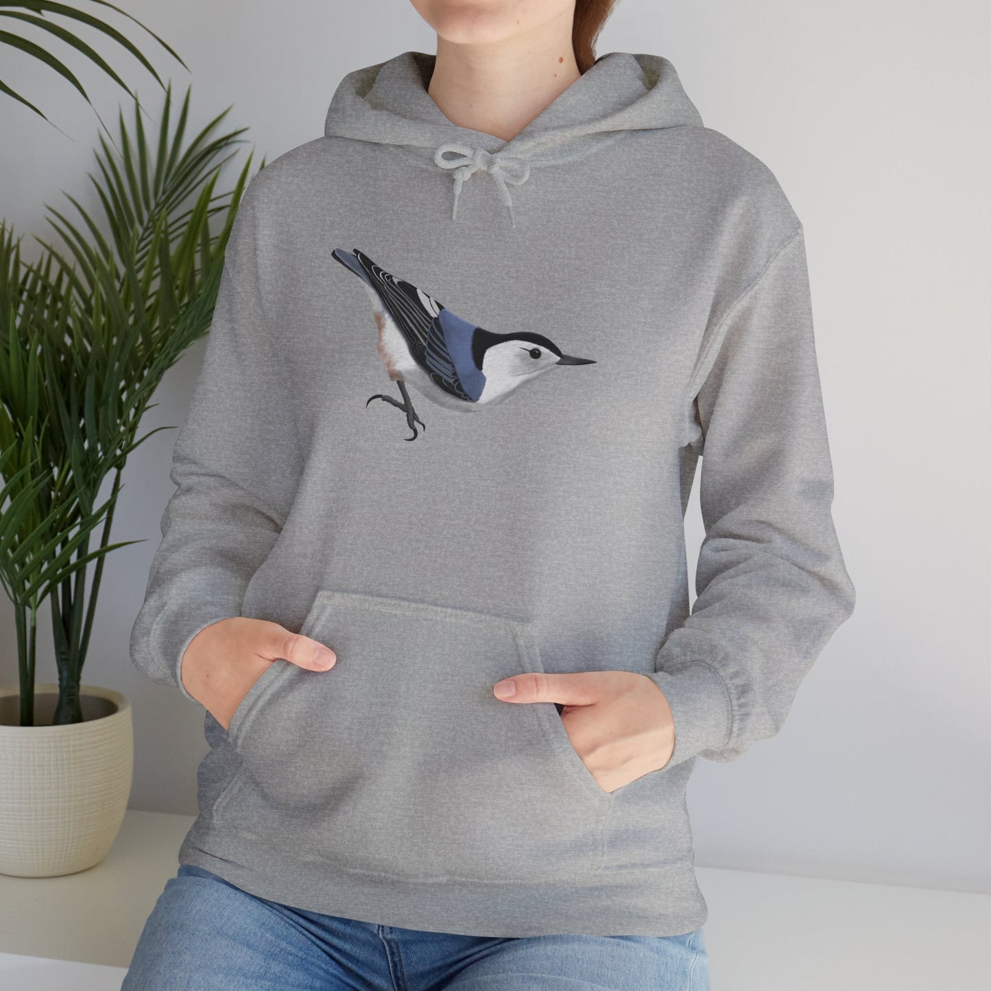 Nuthatch Bird Birdwatching Birder Hoodie