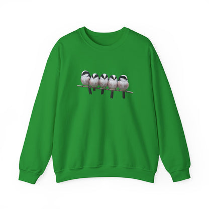 Long Tailed Titmouse Sweatshirt | Bird Watcher Crewneck | Unisex Songbird Gift for Bird Lovers