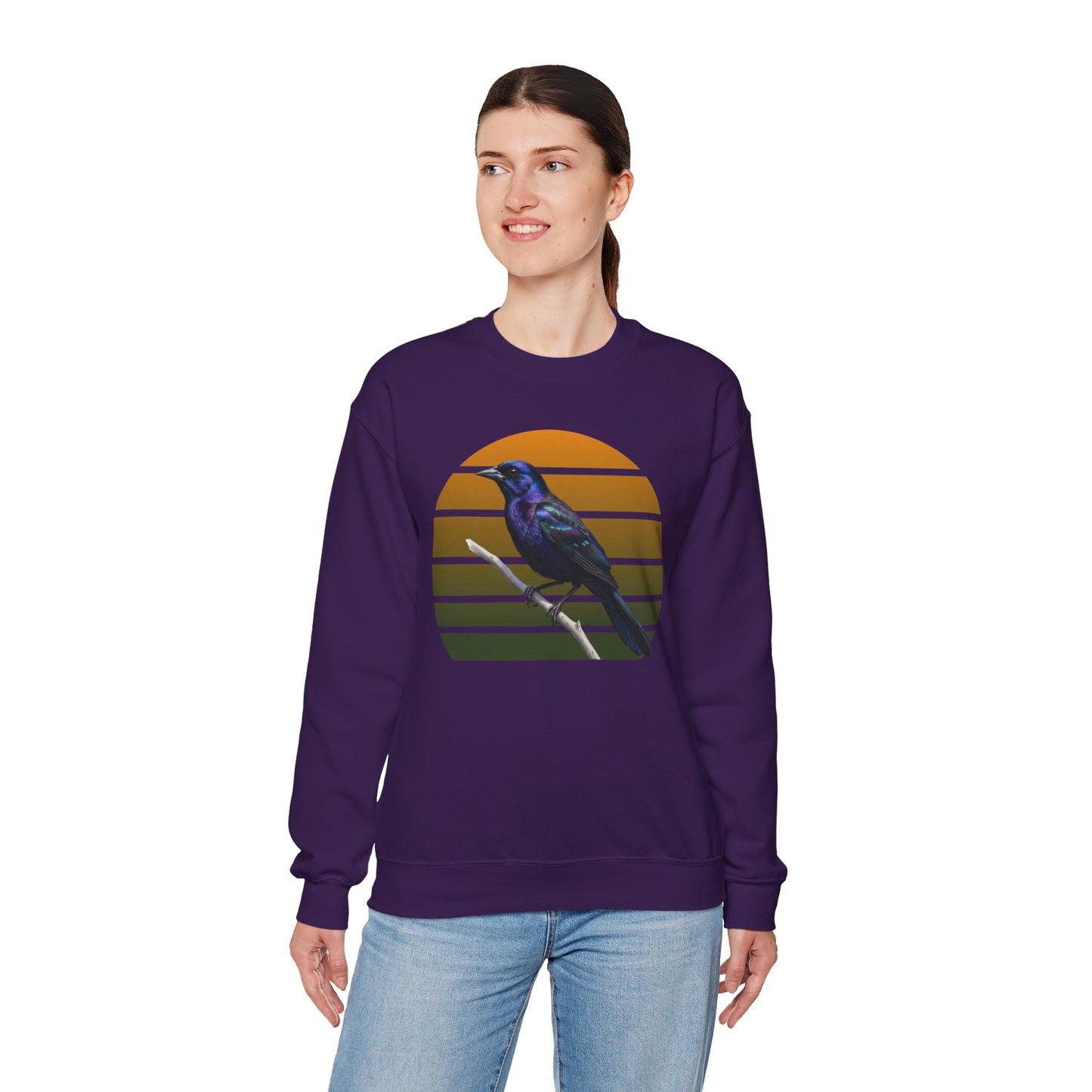 Grackle Sweatshirt | Common Grackle Birder Gift | Great-Tailed Bird Lover Crewneck