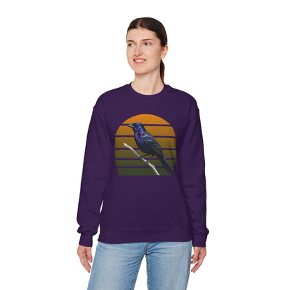 Grackle Sweatshirt | Common Grackle Birder Gift | Great-Tailed Bird Lover Crewneck