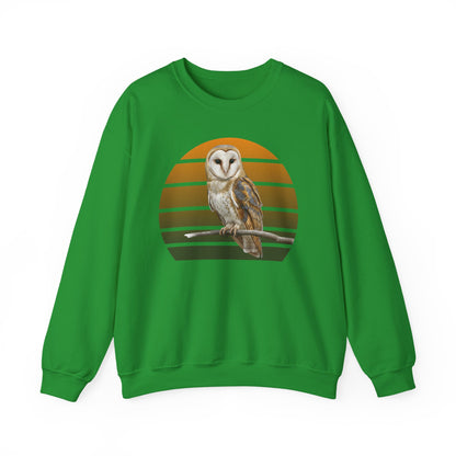 Barn Owl Sweatshirt | Bird Watcher Crewneck | Unisex Songbird Gift for Bird Lovers