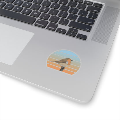 European Robin Bird Sticker