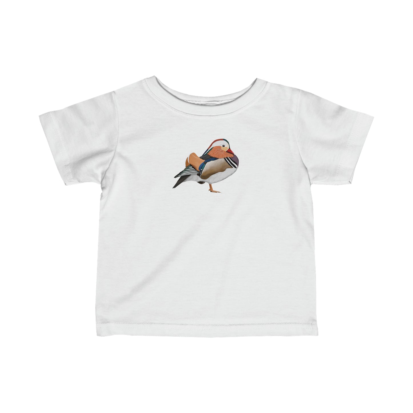mandarin duck toddler bird t-shirt