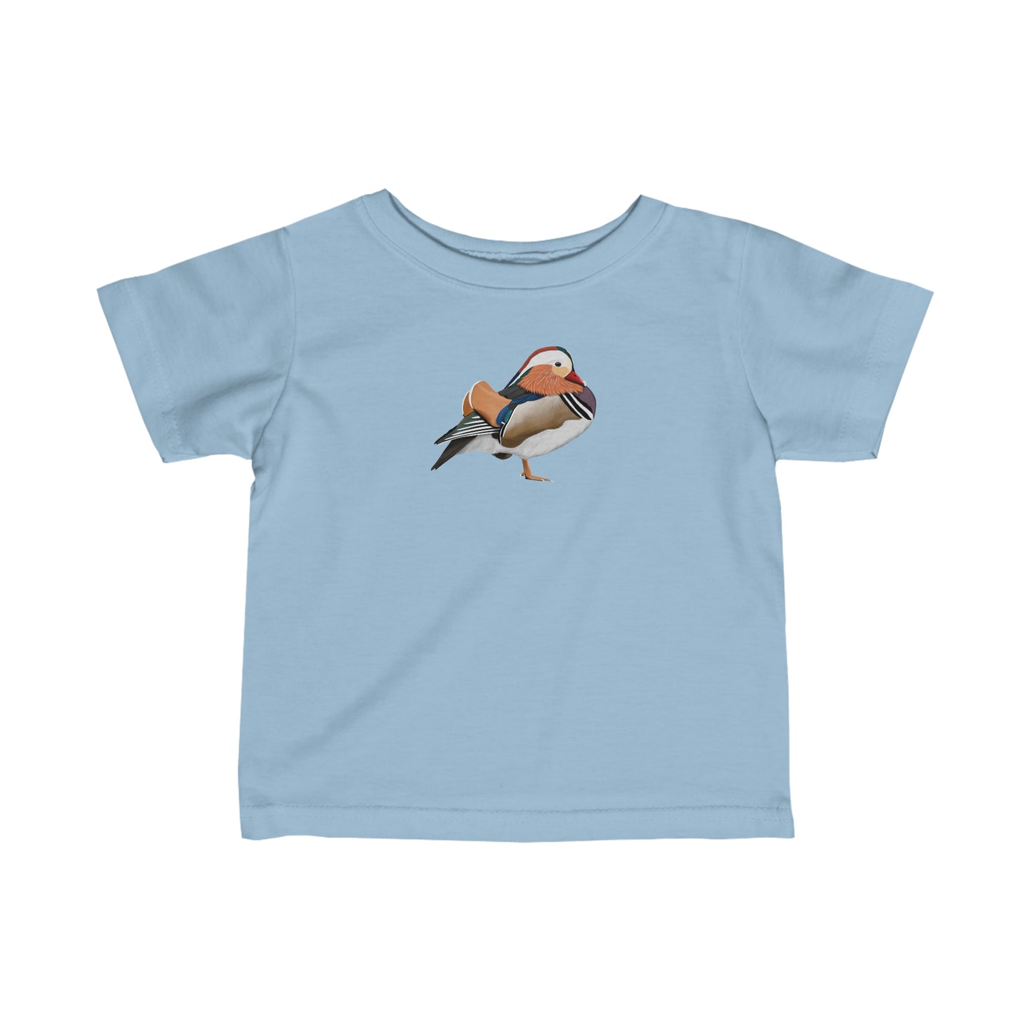 Mandarin Duck Bird Baby & Toddler Fine Jersey T-Shirt