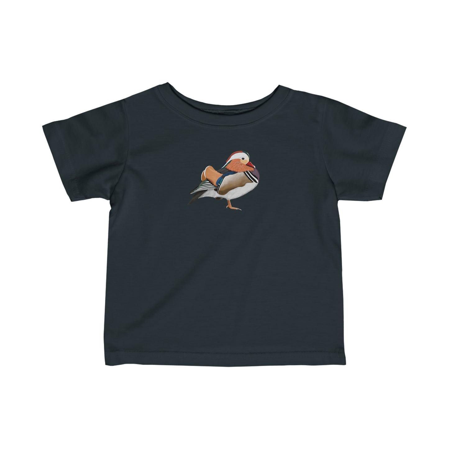 Mandarin Duck Bird Baby & Toddler Fine Jersey T-Shirt