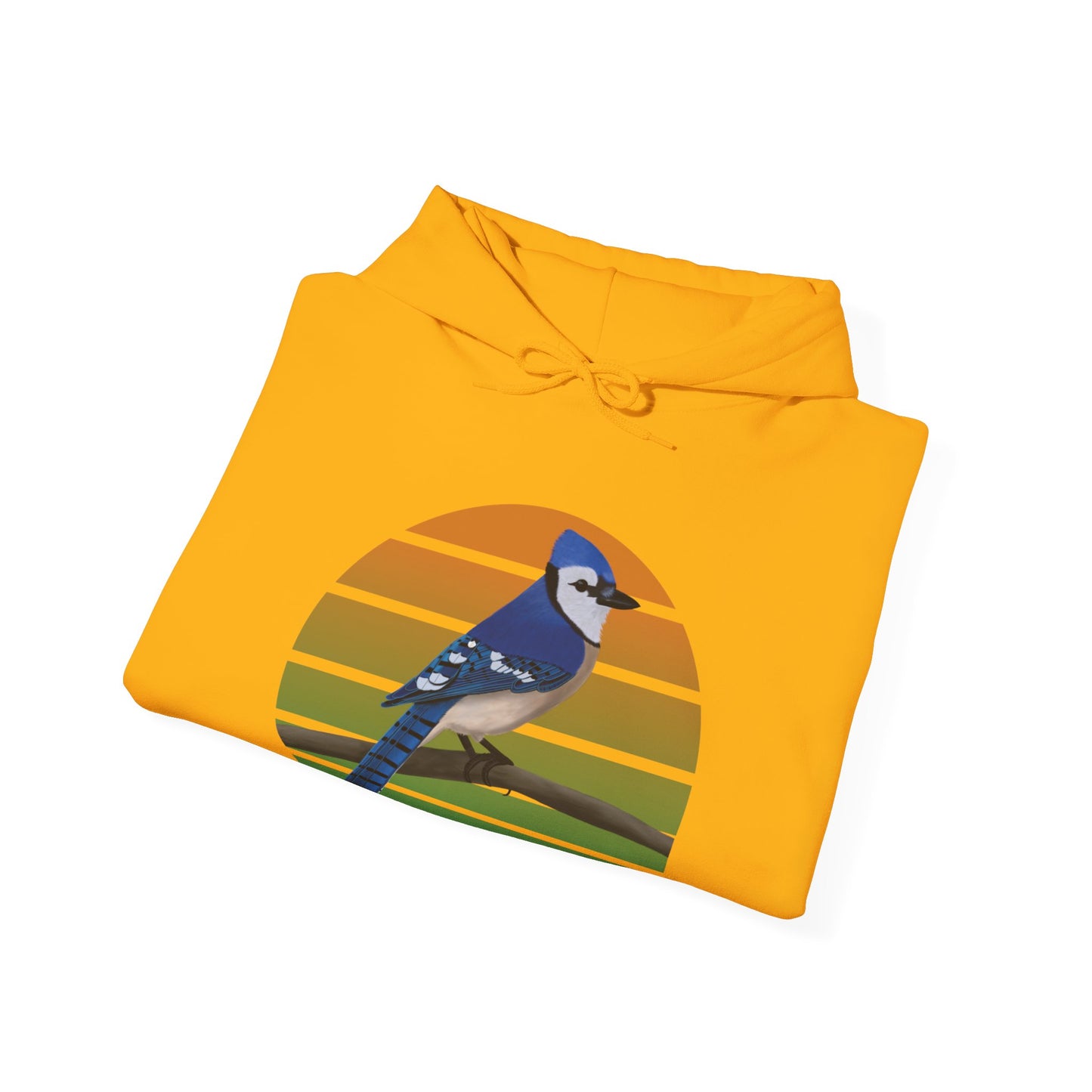 Blue Jay Bird Hoodie