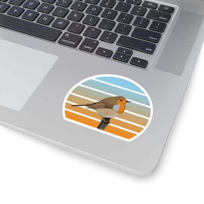 European Robin Bird Sticker