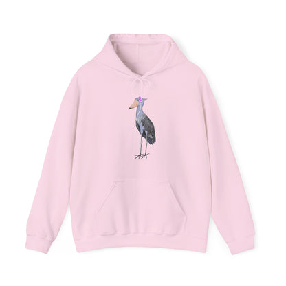 Shoebill with Music Headphones Bird Birdwatching Birdlover Hoodie