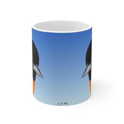 Baltimore Oriole Bird Ceramic Mug 11oz - jz.birds