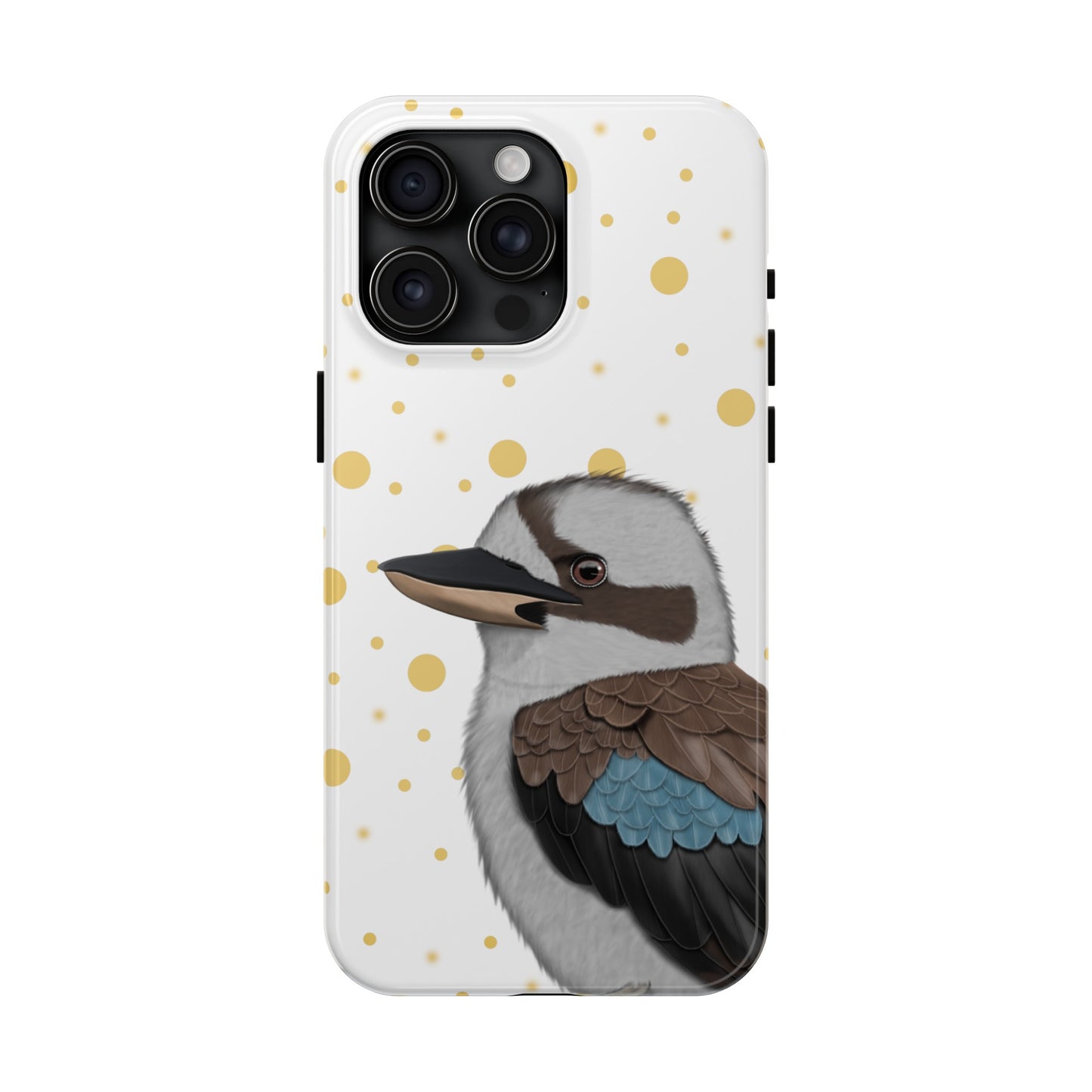 Kookaburra Bird Art Tough Phone Case White