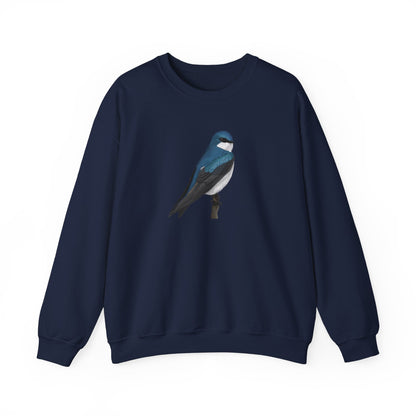 Tree Swallow Bird Watcher Biologist Crewneck Sweatshirt