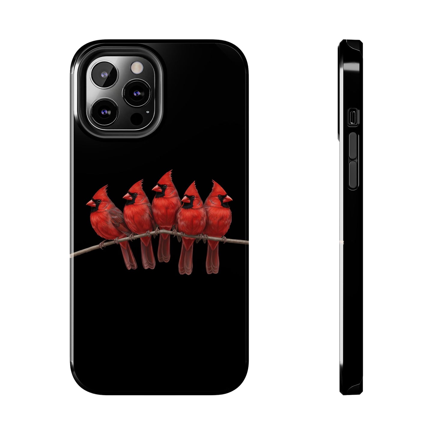 Cardinal Dual-Layer iPhone Case with Bird Art – The Perfect Gift for Ornithologists & Bird Lovers