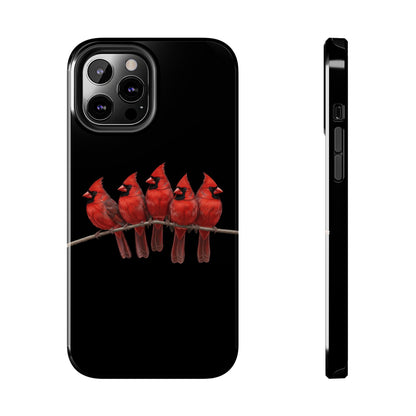 Cardinal Dual-Layer iPhone Case with Bird Art – The Perfect Gift for Ornithologists & Bird Lovers