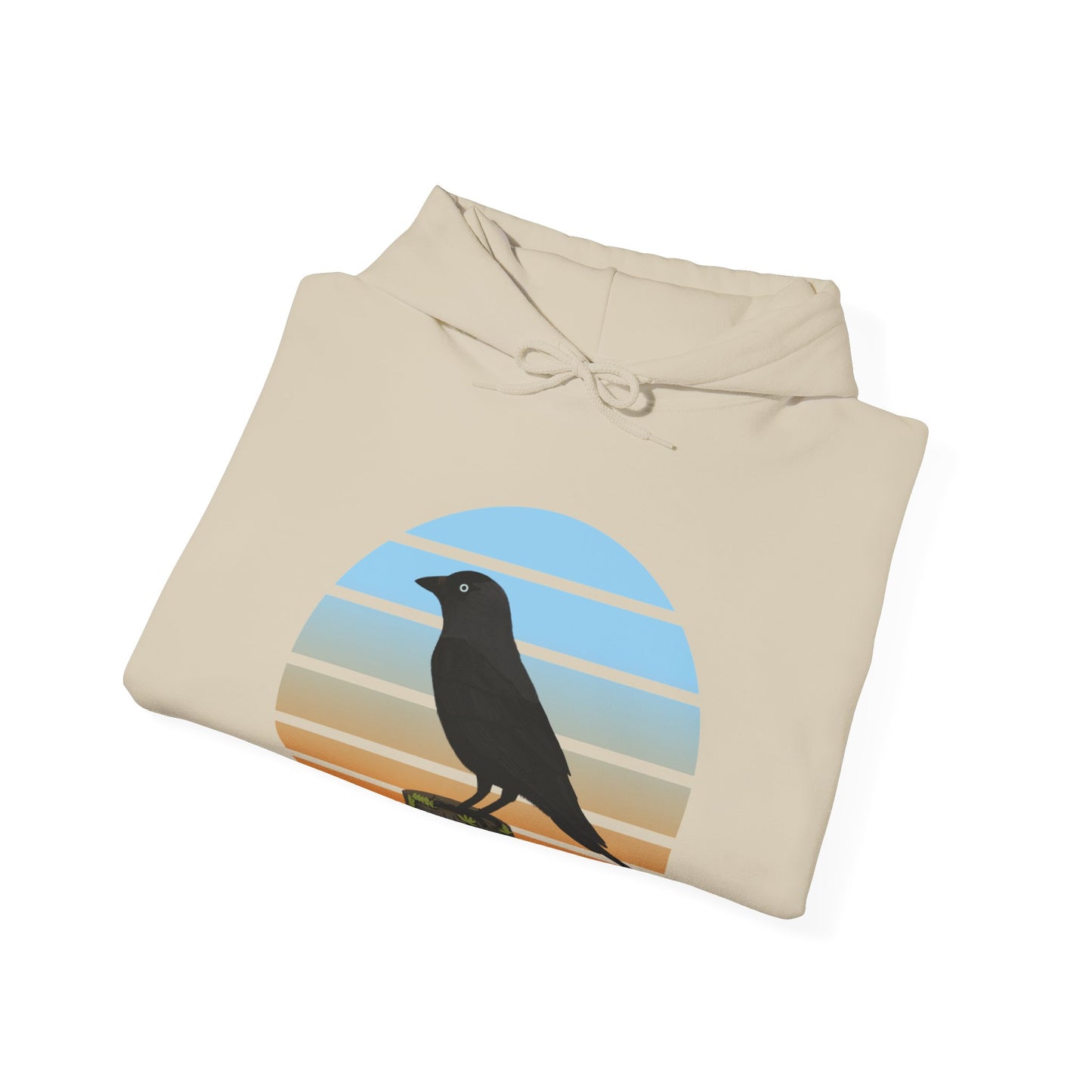 Western Jackdaw Bird Hoodie