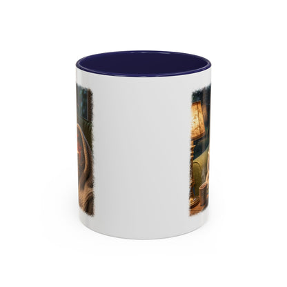 Robin Rosi Reading a Book Mug for Bird Lovers