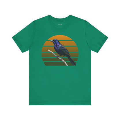 Grackle T-Shirt | Unisex Retail Fit Bird Lover Tee | Wildlife Birder Gift