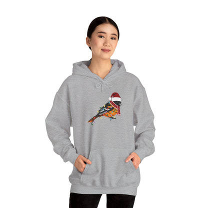 Baltimore Oriole with Fairy Lights Christmas Bird Hoodie