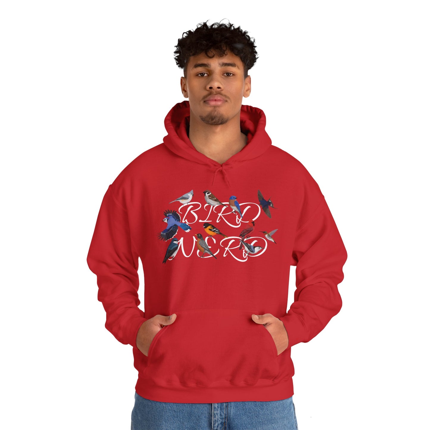 Bird Nerd Blue Jay Cardinal Hummingbird Robin Oriole Hoodie