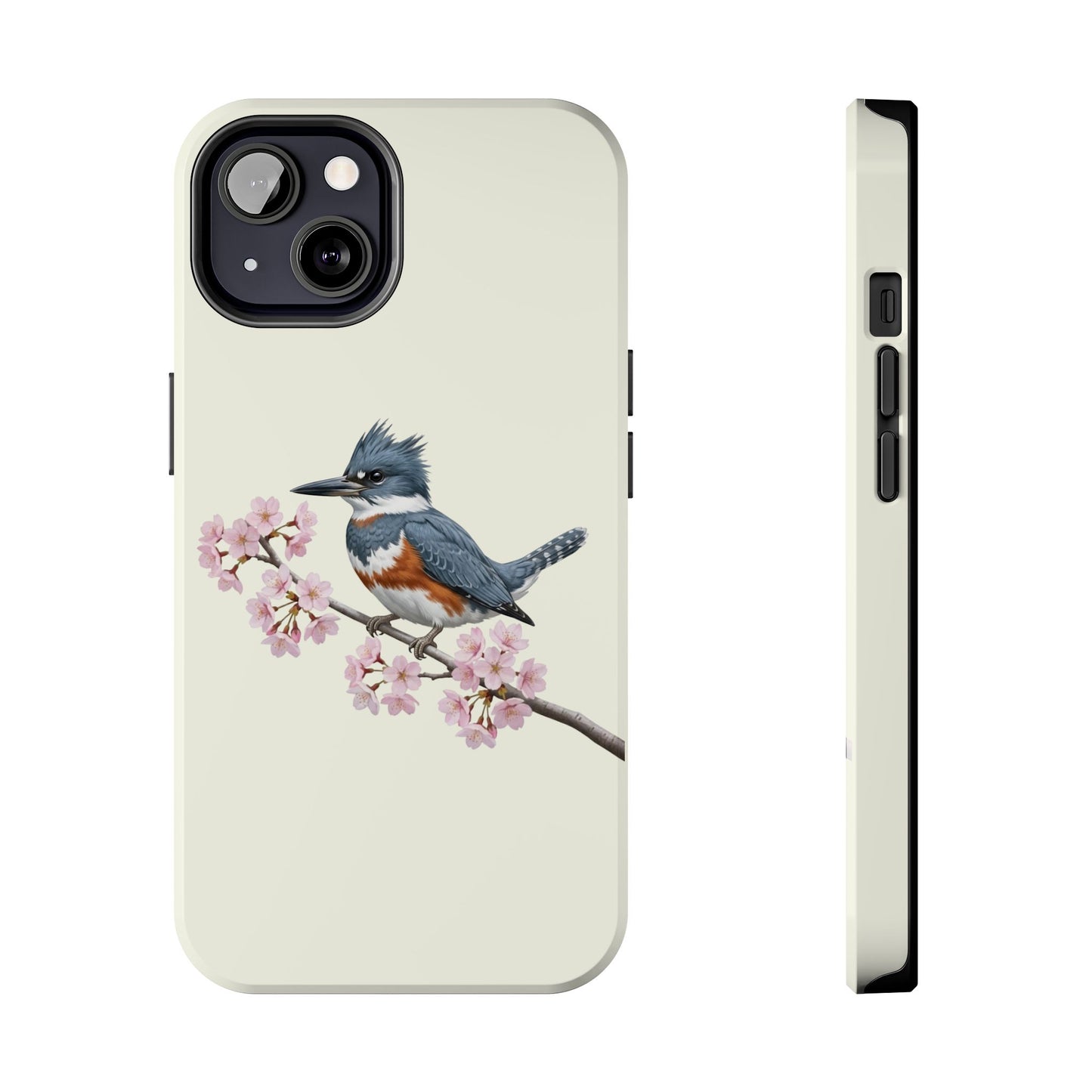Belted Kingfisher Phone Case – animal lover and bird style
