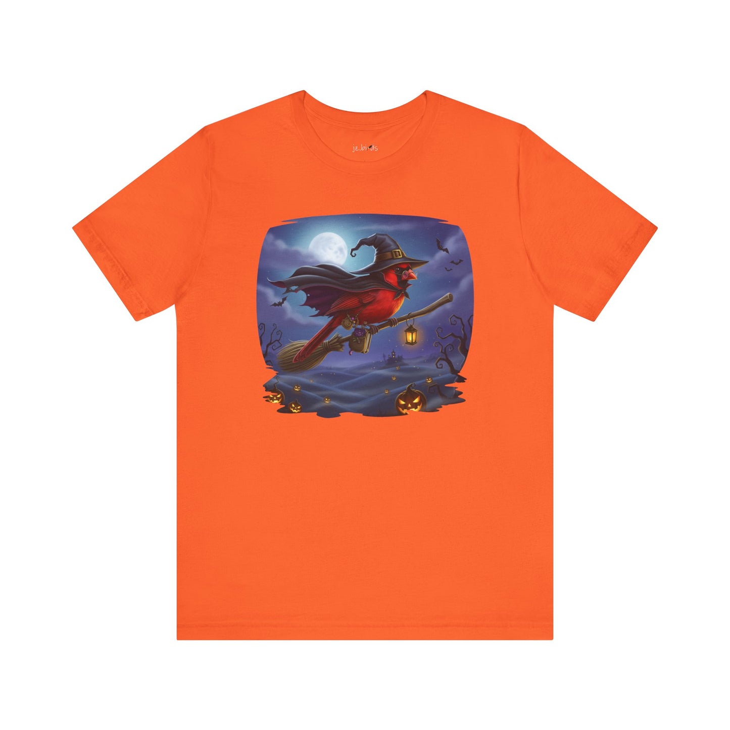 Cardinal Halloween Bird T-Shirt - Spooky Halloween Costume for Bird Lovers