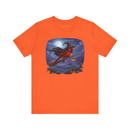 Cardinal Halloween Bird T-Shirt - Spooky Halloween Costume for Bird Lovers